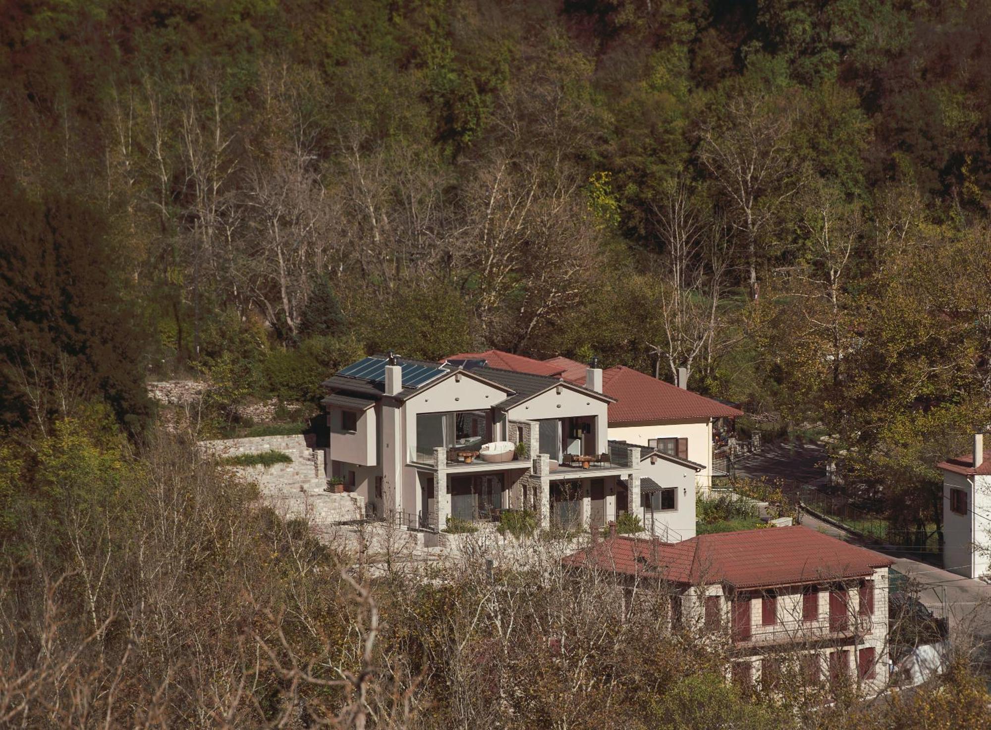 Evora Luxury Suites Mega Chorio ภายนอก รูปภาพ