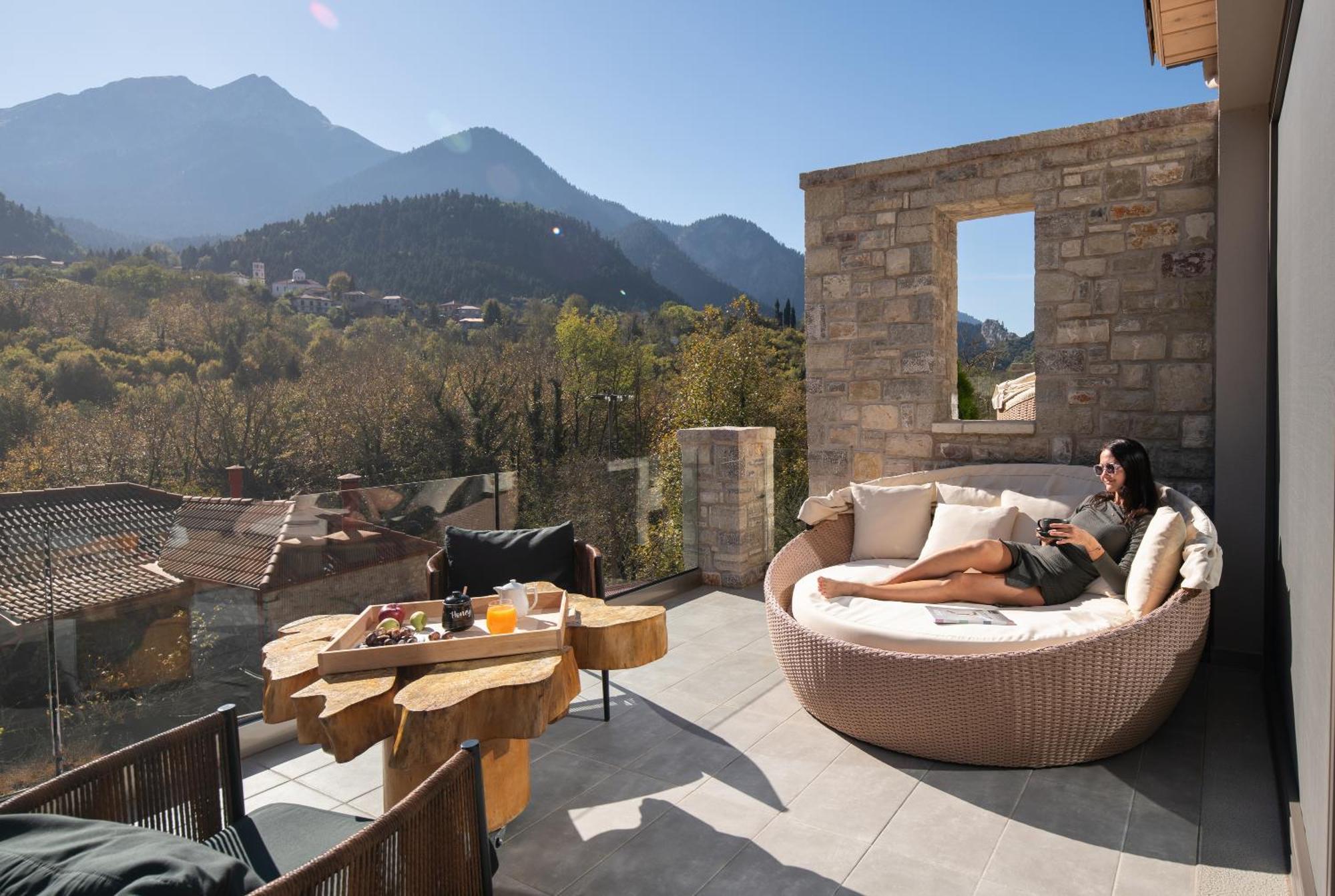 Evora Luxury Suites Mega Chorio ภายนอก รูปภาพ
